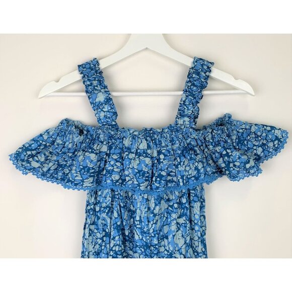 NWT House of Harlow 1960 Turquoise Cold Shoulder Crop Top - Picture 4 of 8